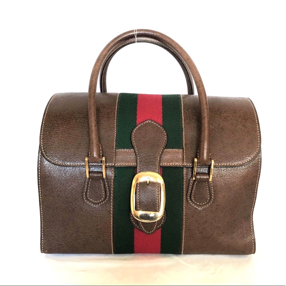❌SOLD❌Gucci Vintage Web Doctor Bag